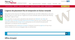 Desktop Screenshot of newwork-hr.ch