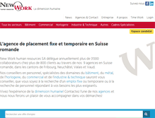 Tablet Screenshot of newwork-hr.ch